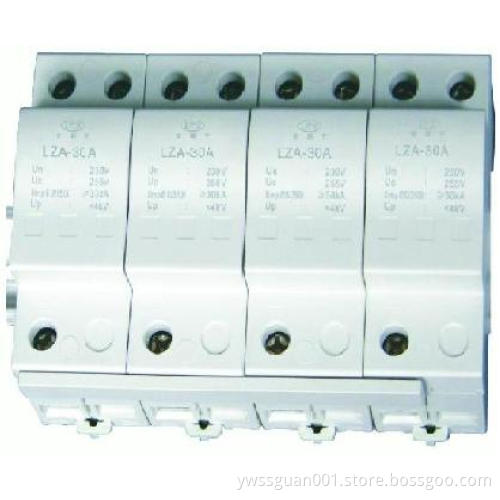 Power gap lightning protection device